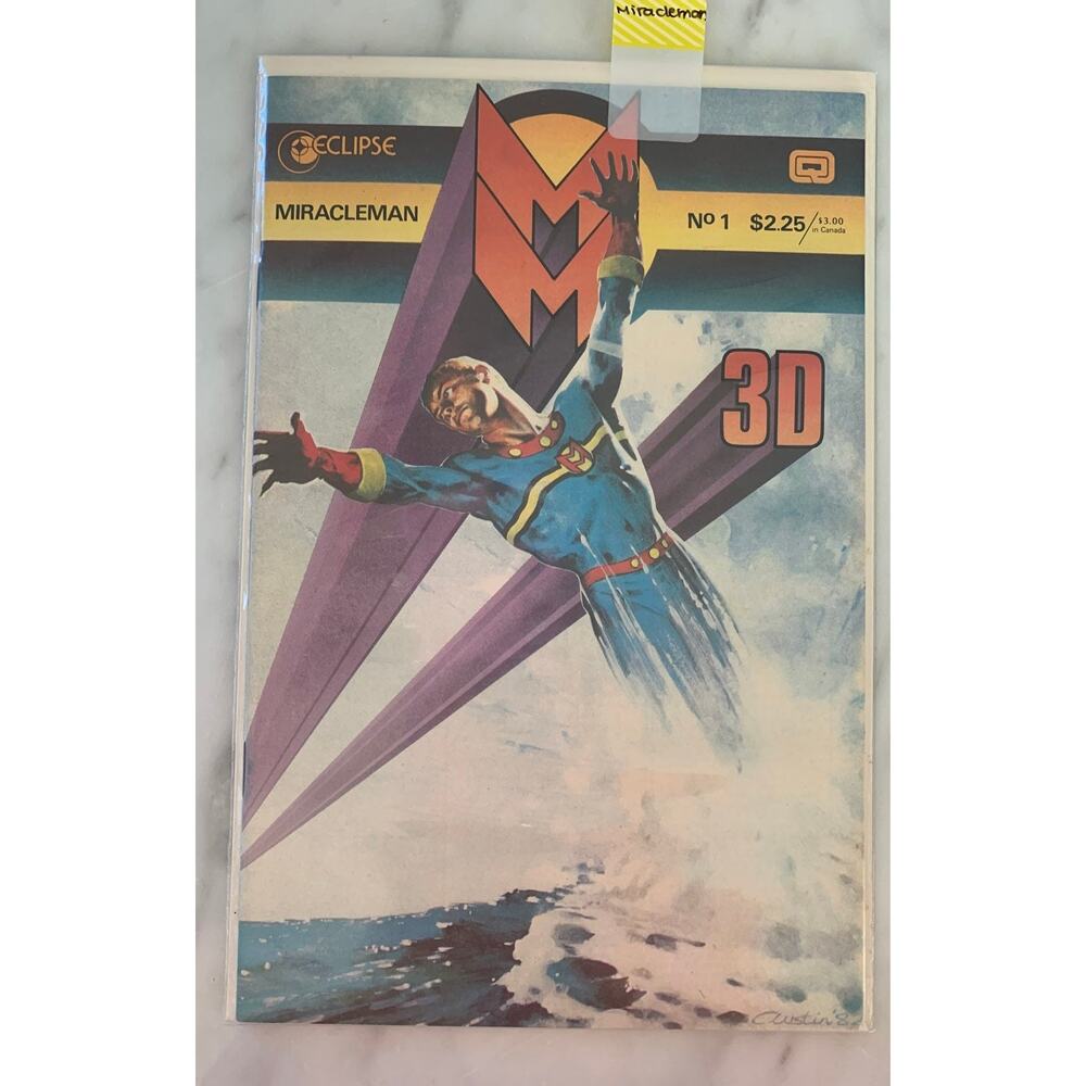 Vintage "Miracle Man 3D" Comic No. 1
